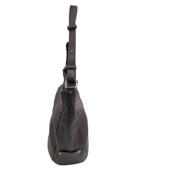 Womens Cul-De-Sac Large Brown Pebble Leather Tote Shoulder Bag - Picture 2 of 6